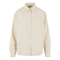 Urban Classics Dames twill oversized overhemd