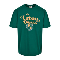 Urban Classics Heren globe organic logo t-shirt