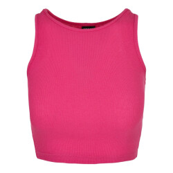 Urban Classics Dames ribbed crop top