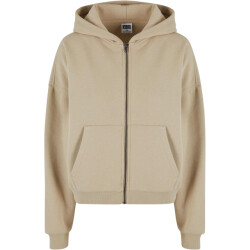 Urban Classics Dames boxy full zip hoodie