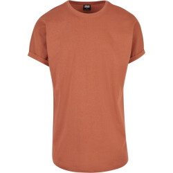 Urban Classics Heren lang t-shirt met omslag