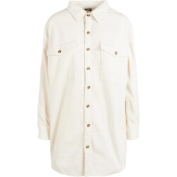 Urban Classics Dames corduroy overhemd met lange mouwen