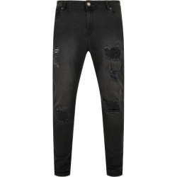 Urban Classics Heren heavy destroyed slim jeans