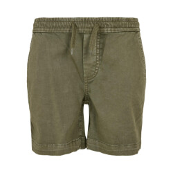 Urban Classics Jongens twill stretch joggingshort