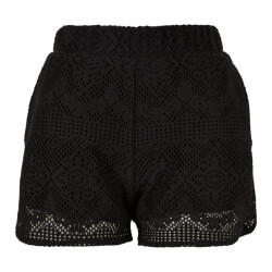 Urban Classics Dames kanten gehaakt resort korte broek