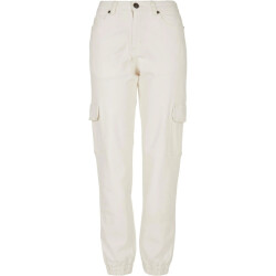 Urban Classics Dames organic cotton stretch cargo broek