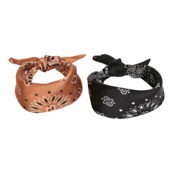 Urban Classics Satijnen bandana (set van 2)