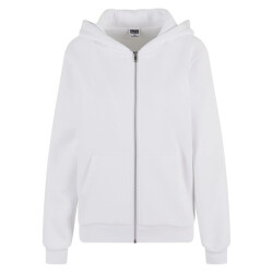 Urban Classics Dames fluffy full zip hoodie