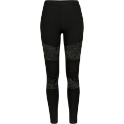 Urban Classics Dames legging met kanten detail