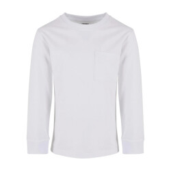 Urban Classics Jongens zwaargewicht pocket oversized t-shirt met lange mouwen