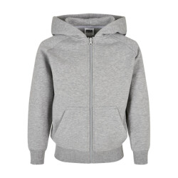 Urban Classics Jongens basic capuchon met koord en volledige rits
