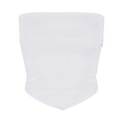 Urban Classics Dames bandeau top met knoopjes