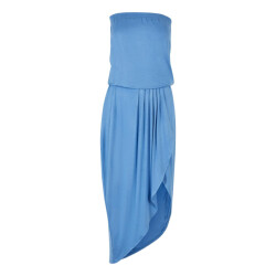 Urban Classics Dames viscose bandeau jurk