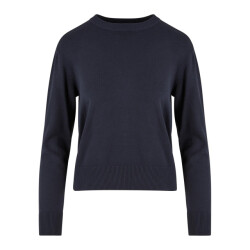 Urban Classics Dames gebreid sweatshirt met ronde hals