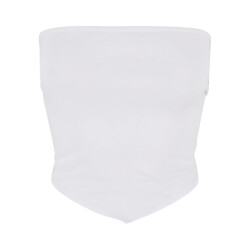 Urban Classics Dames bandeau top met knoopjes (set van 2)