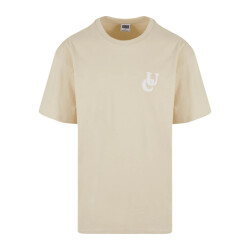 Urban Classics Heren golvend logo zwaargewicht oversized t-shirt