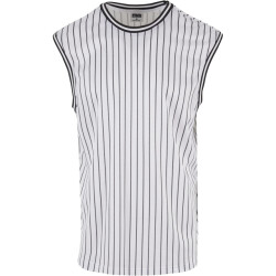 Urban Classics Heren gestreept mesh tanktop