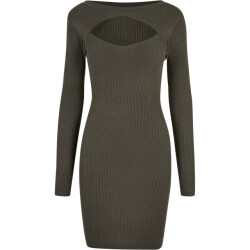 Urban Classics Dames uitgesneden jurk