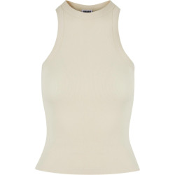 Urban Classics Dames ribbed racerback top