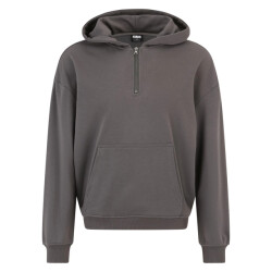 Urban Classics Heren quarter zip boxy hoodie