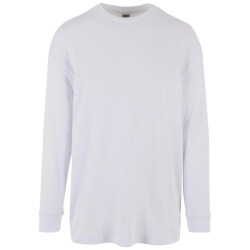 Urban Classics Heren geribde organic boxy trui met lange mouwen