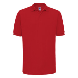 Russell Athletic Heren ripple collar & manchet poloshirt met korte mouwen