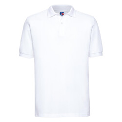 Russell Athletic Heren ripple collar & manchet poloshirt met korte mouwen