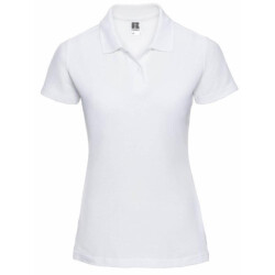 Jerzees Colours Dames 65/35 poloshirt met korte mouwen en harde kraagpijpen