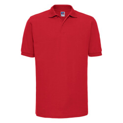 Russell Athletic Heren ripple collar & manchet poloshirt met korte mouwen