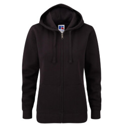Russell Athletic Dames premium authentieke hoodie met rits (3-laagse stof)