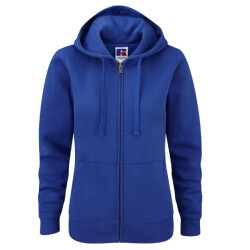 Russell Athletic Dames premium authentieke hoodie met rits (3-laagse stof)