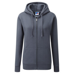 Russell Athletic Dames premium authentieke hoodie met rits (3-laagse stof)