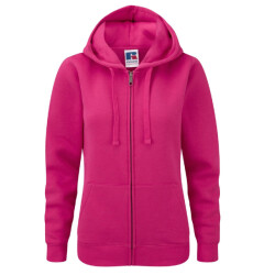 Russell Athletic Dames premium authentieke hoodie met rits (3-laagse stof)