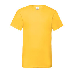 Fruit of the Loom Heren valueweight v neck t-shirt