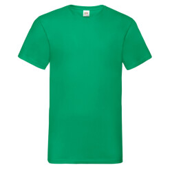 Fruit of the Loom Heren valueweight v neck t-shirt