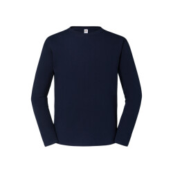 Fruit of the Loom Heren iconic 195 premium ringspun cotton t-shirt met lange mouwen