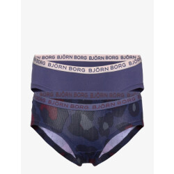 Björn Borg Björn borg meisjes hipster 2-pack – & camouflageprint – comfort stretch