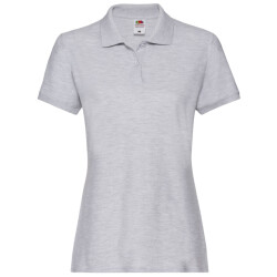 Fruit of the Loom Dames premium heather poloshirt