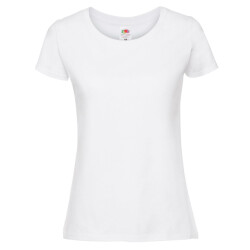 Fruit of the Loom Dames iconic 195 premium ringspun katoenen t-shirt