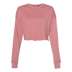 Bella + Canvas Dames fleece crew hals gewaad top
