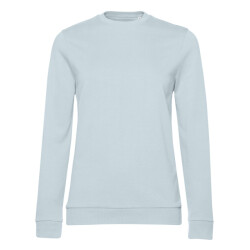 B and C Dames frans terry sweatshirt met inzetstuk