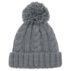 Beechfield Unsiex volwassenen kabelbreien melange beanie