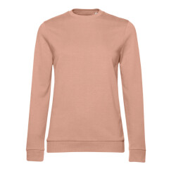 B and C Dames frans terry sweatshirt met inzetstuk