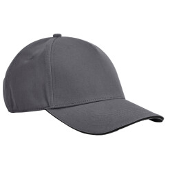 Beechfield Earthaware classic 5 panel organic cotton sandwich peak baseball cap