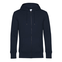 B and C Unisex adult king hoodie met rits