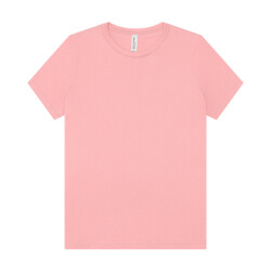 Bella + Canvas Dames jersey relaxed fit t-shirt met korte mouwen