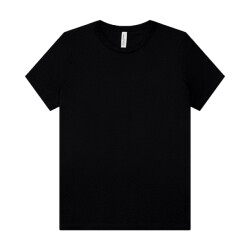 Bella + Canvas Dames jersey relaxed fit t-shirt met korte mouwen