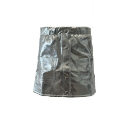 Dutch Dream Denim Meiden rok chai metallic