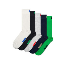 Happy Socks Effen sokken multi colors 5-pack