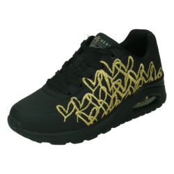 Skechers Uno golden heart